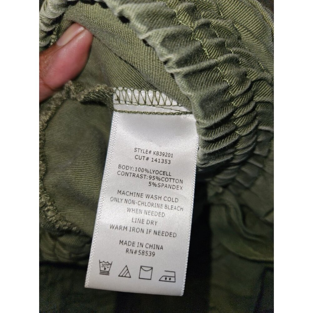 Kut From The Kloth Utility High Rise Jogger Green Women Size M - Picture 8 of 8